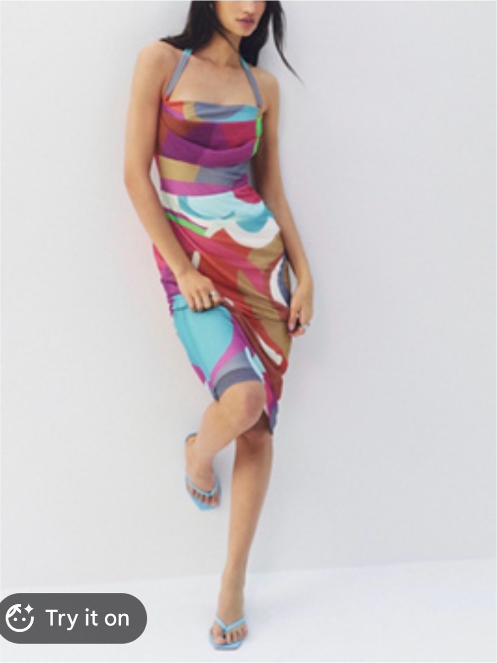 Anthropologie Square Neck Halter